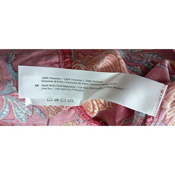 Band of the Free Dress Medium Connie Garnet Blush Boho Red Tiered Skirt Tassels - Picture 13 of 15